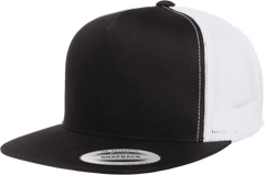 Yupoong 6006T Classics Classic Trucker Cap 2 Tone Black White Black White / 6 5/8’’ 7 5/8’’