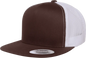 Yupoong 6006T Classics Classic Trucker Cap 2 Tone Brown White Brown White / 6 5/8’’ 7 5/8’’