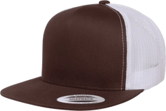Yupoong 6006T Classics Classic Trucker Cap 2 Tone Brown White Brown White / 6 5/8’’ 7 5/8’’