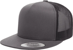 Yupoong 6006T Classics Classic Trucker Cap 2 Tone Charcoal Black Dark Gray Black / 6 5/8’’ 7 5/8’’