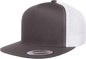 Yupoong 6006T Classics Classic Trucker Cap 2 Tone Charcoal White Dark Gray White / 6 5/8’’ 7 5/8’’