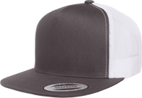Yupoong 6006T Classics Classic Trucker Cap 2 Tone Charcoal White Dark Gray White / 6 5/8’’ 7 5/8’’