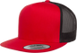 Yupoong 6006T Classics Classic Trucker Cap 2-Tone - Red Black - Red Black / 6 5/8’’ - 7 5/8’’
