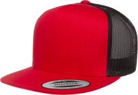 Yupoong 6006T Classics Classic Trucker Cap 2 Tone Red Black Red Black / 6 5/8’’ 7 5/8’’