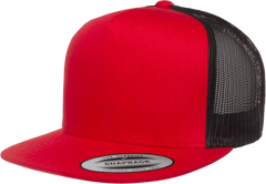 Yupoong 6006T Classics Classic Trucker Cap 2-Tone - Red Black - Red Black / 6 5/8’’ - 7 5/8’’