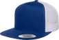 Yupoong 6006T Classics Classic Trucker Cap 2 Tone Royal White Royal White / 6 5/8’’ 7 5/8’’