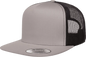 Yupoong 6006T Classics Classic Trucker Cap 2 Tone Silver Black Light Gray Black / 6 5/8’’ 7 5/8’’