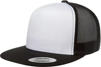 Yupoong 6006W Classics Trucker Cap White Front Black White Black White / 6 5/8’’ 7 5/8’’