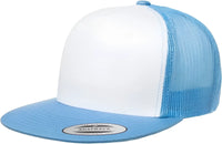 Yupoong 6006W Classics Trucker Cap White Front Columbia Blue White Columbia Blue White / 6 5/8’’ 7 5/8’’