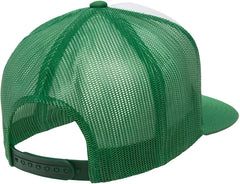 Yupoong 6006W Classics Trucker Cap White Front Kelly White Kelly White / 6 5/8’’ 7 5/8’’