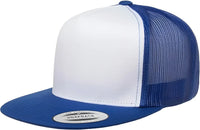 Yupoong 6006W Classics Trucker Cap White Front Royal White Royal White / 6 5/8’’ 7 5/8’’