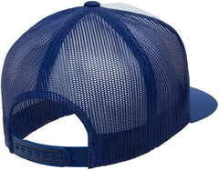 Yupoong 6006W Classics Trucker Cap White Front Royal White Royal White / 6 5/8’’ 7 5/8’’