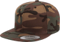 Yupoong 6089CM Classics Premium Snapback Cap Green Camo Multi Colored / 6 7/8’’ 7 1/2’’