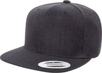 Yupoong 6089M Classics Premium Snapback Cap Dark Heather Dark Gray / 6 5/8’’ 7 5/8’’