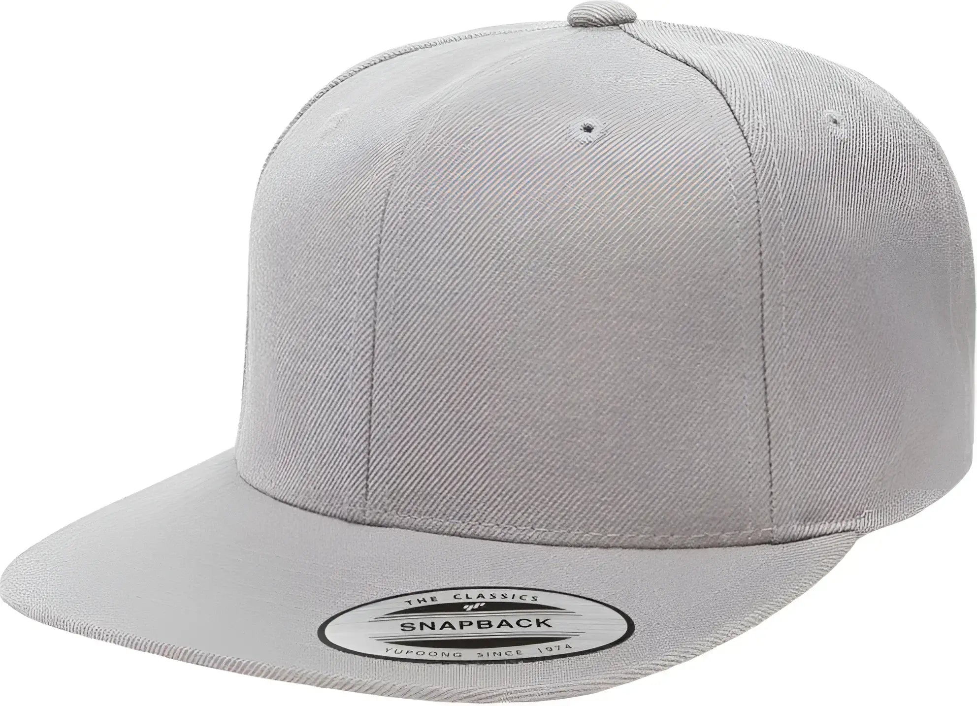 Yupoong 6089M Classics Premium Snapback Cap Silver Light Gray / 6 5/8’’ 7 5/8’’
