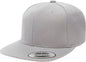 Yupoong 6089M Classics Premium Snapback Cap Silver Light Gray / 6 5/8’’ 7 5/8’’