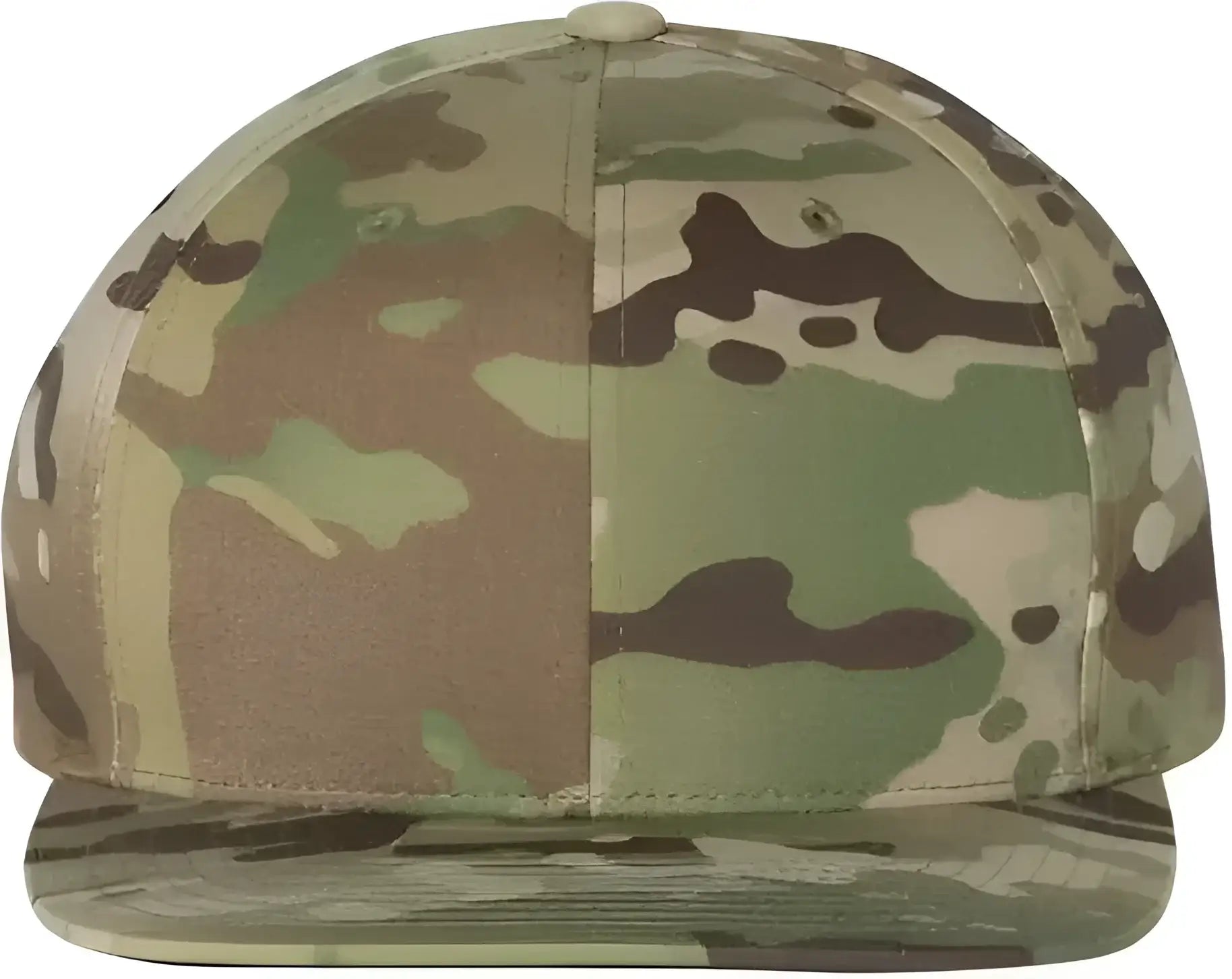Yupoong 6089M Flat Bill Snapback Cap - Multicam Green - Multicam / 6 5/8’’ - 7 3/8’’