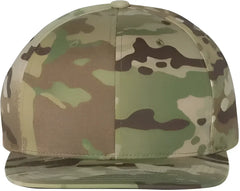 Yupoong 6089M Flat Bill Snapback Cap - Multicam Green - Multicam / 6 5/8’’ - 7 3/8’’