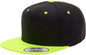 Yupoong 6089MT Classics Premium Snapback Cap 2 Tone Black Neon Green Black Green / 6 5/8’’ 7 5/8’’