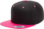 Yupoong 6089MT Classics Premium Snapback Cap 2 Tone Black Neon Pink Black Pink / 6 5/8’’ 7 5/8’’