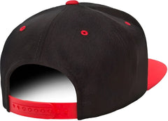 Yupoong 6089MT Classics Premium Snapback Cap 2 Tone Black Red Black Red / 6 5/8’’ 7 5/8’’