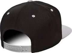 Yupoong 6089MT Classics Premium Snapback Cap 2 Tone Black Silver Black Light Gray / 6 5/8’’ 7 5/8’’