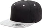 Yupoong 6089MT Classics Premium Snapback Cap 2 Tone Black Silver Black Light Gray / 6 5/8’’ 7 5/8’’