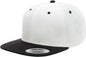 Yupoong 6089MT Classics Premium Snapback Cap 2 Tone Natural Black Natural Black / 6 5/8’’ 7 5/8’’