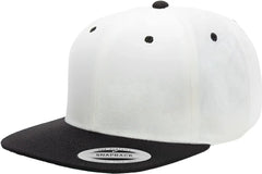 Yupoong 6089MT Classics Premium Snapback Cap 2 Tone Natural Black Natural Black / 6 5/8’’ 7 5/8’’