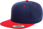 Yupoong 6089MT Classics Premium Snapback Cap 2 Tone Navy Red Navy Red / 6 5/8’’ 7 5/8’’