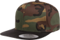 Yupoong 6089TC Classics Premium Snapback Cap Camo Black Multi Colored / 6 5/8’’ 7 5/8’’