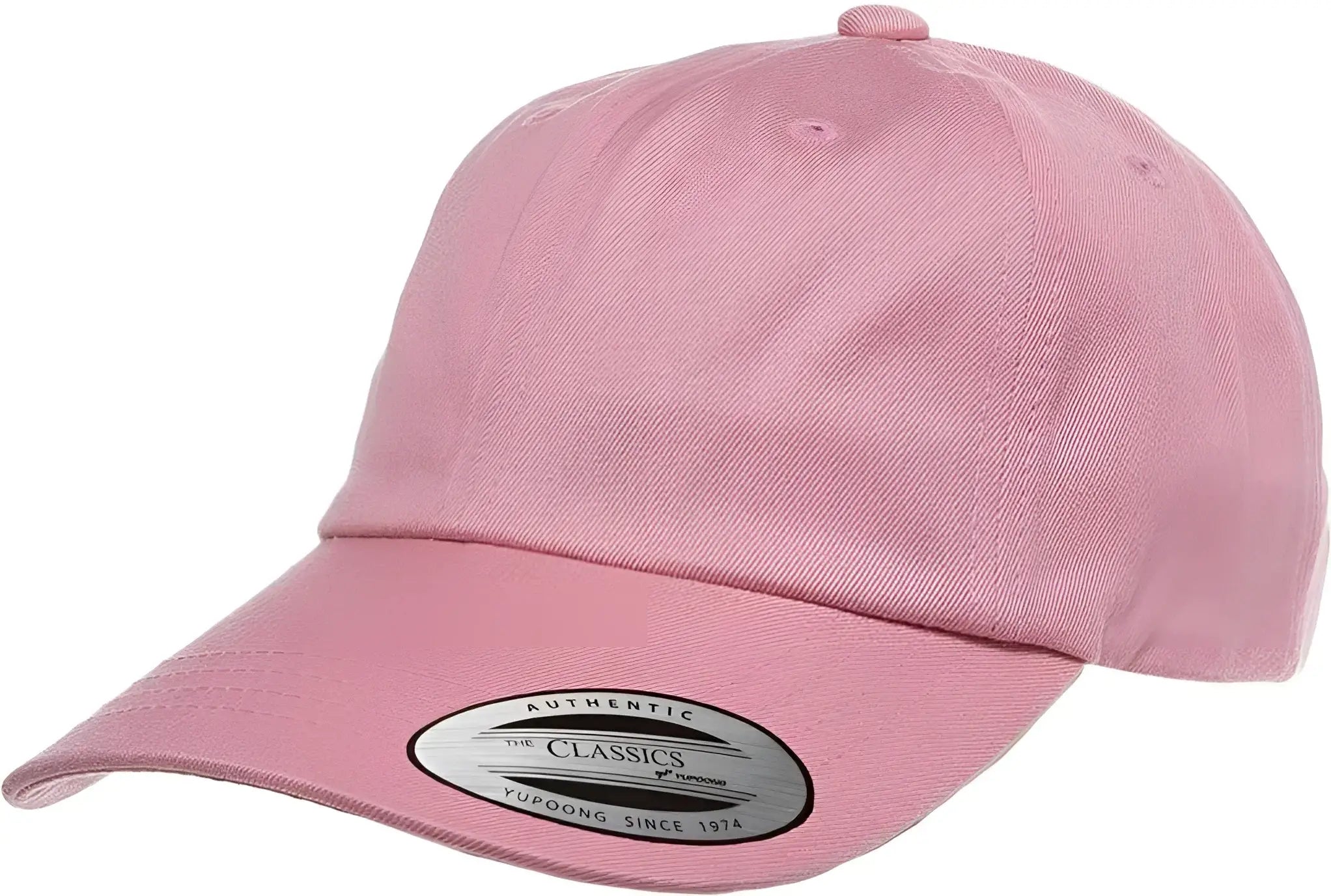 Yupoong 6245CM Classics Classic Dad Cap - Pink - Pink / 6 5/8’’ - 7 5/8’’