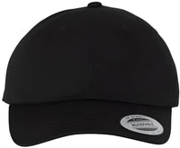 Yupoong 6245EC Eco-Washed Dad Cap - Black - Black / 6 5/8’’ - 7 3/8’’