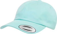 Yupoong 6245PT Classics Peached Cotton Twill Dad Cap - Diamond Blue - Blue / 6 5/8’’ - 7 5/8’’