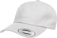 Yupoong 6245PT Classics Peached Cotton Twill Dad Cap - Light Gray - Light Gray / 6 5/8’’ - 7 5/8’’
