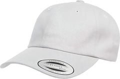 Yupoong 6245PT Classics Peached Cotton Twill Dad Cap - Light Gray - Light Gray / 6 5/8’’ - 7 5/8’’