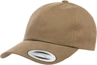 Yupoong 6245PT Classics Peached Cotton Twill Dad Cap - Light Loden - Olive / 6 5/8’’ - 7 5/8’’