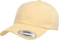 Yupoong 6245PT Classics Peached Cotton Twill Dad Cap Yellow Yellow / 6 5/8’’ 7 5/8’’