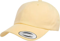 Yupoong 6245PT Classics Peached Cotton Twill Dad Cap Yellow Yellow / 6 5/8’’ 7 5/8’’