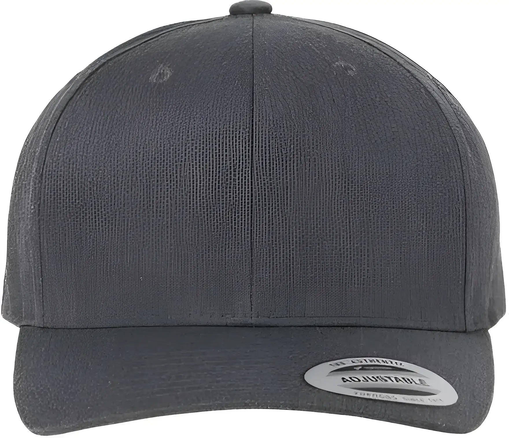 Yupoong 6389 CVC Snapback Cap Dark Heather Grey Dark Gray / 6 5/8’’ 7 3/8’’