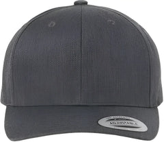 Yupoong 6389 CVC Snapback Cap Dark Heather Grey Dark Gray / 6 5/8’’ 7 3/8’’
