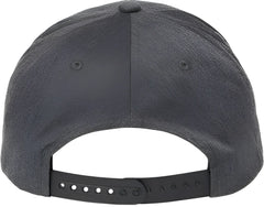 Yupoong 6389 CVC Snapback Cap Dark Heather Grey Dark Gray / 6 5/8’’ 7 3/8’’