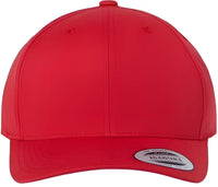 Yupoong 6389 CVC Snapback Cap - Red - Red / 6 5/8’’ - 7 3/8’’