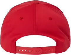 Yupoong 6389 CVC Snapback Cap - Red - Red / 6 5/8’’ - 7 3/8’’