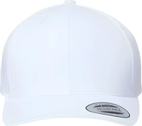Yupoong 6389 CVC Snapback Cap White White / 6 5/8’’ 7 3/8’’