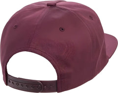 Yupoong 6502 Classics Unstructured 5- Panel Snapback Cap - Maroon - Maroon / 6 5/8’’ - 7 5/8’’
