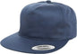 Yupoong 6502 Classics Unstructured 5- Panel Snapback Cap - Navy - Navy / 6 5/8’’ - 7 5/8’’