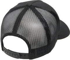 Yupoong 6506 Classics 5 Panel Retro Trucker Cap Black Black / 6 5/8’’ 7 5/8’’