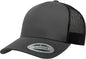 Yupoong 6506 Classics 5 Panel Retro Trucker Cap Charcoal Dark Gray / 6 5/8’’ 7 5/8’’