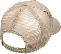 Yupoong 6506 Classics 5 Panel Retro Trucker Cap Khaki Khaki / 6 5/8’’ 7 5/8’’